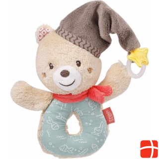 Fehn Ring-Gripper Teddy with pacifier ring
