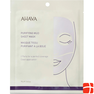 Ahava Sheet Mask Purifying Mud - Single Fleece Mask