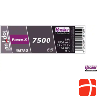 Hacker LiPo Pack TF Power-X 7500-6S MTAG
