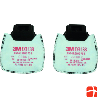 3M Secure Click particle filter with activated carbon