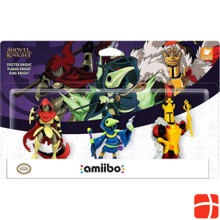 Фигурка Nintendo Amiibo: Тройной набор Shovel Knight (Призрак/Чума/Король)