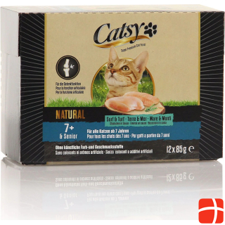 Catsy 7+ Cat Pouch Surf&Turf 12x85g