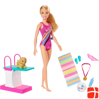 Barbie Dreamhouse Adventures Swim ‘n Dive Doll and Accessories