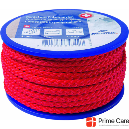 Meister Cord Ø 4 mm, 15 m, 270 kg, Red