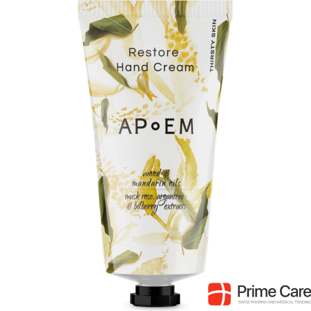 APoEM Restore Hand Cream - Lightweight but intensively nourishing hand cream