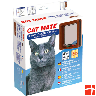 Cat Mate Cat flap 4-way closure with tunnel