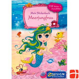 Avery Sticker game book mermaid