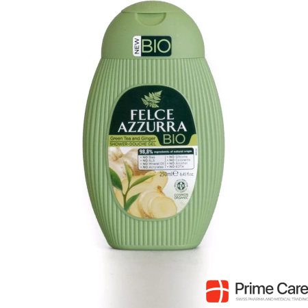 Felce Azzurra Shower Gel Green Tea and Organic Ginger 250 ml