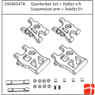 Carson X10E Querlenker-Set + Halter v/h
