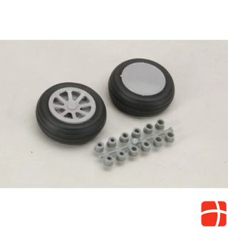Robart Scale wheels with straight profile (2/Pr)