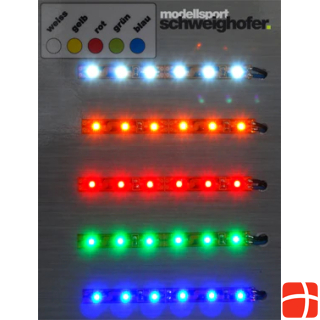 Pichler LED Leuchtstreifen rot selbstklebend. Preis je 0,5 lfm