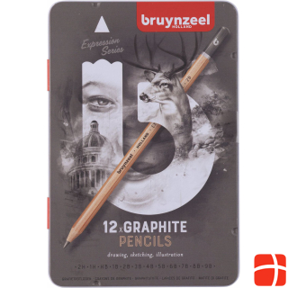 Bruynzeel Pencil Expression 2.2 - 3.6 mm, 12 pieces
