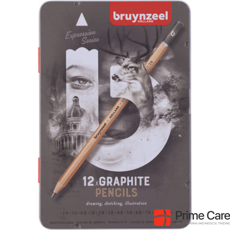 Bruynzeel Pencil Expression 2.2 - 3.6 mm, 12 pieces