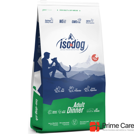 Iso-dog Adult Dinner dry food from Switzerland
