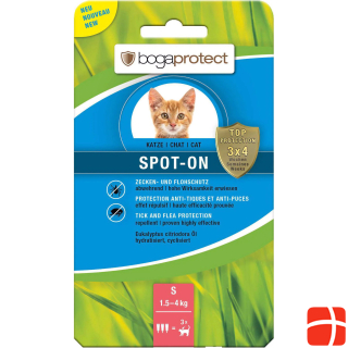 Bogar anti-parasite drops bogaprotect spot-on cat S