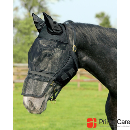 Qhp Fly mask with removable nose guard