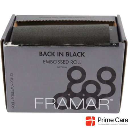 Framar Embossed Roll Medium Back in Black 320 ft.