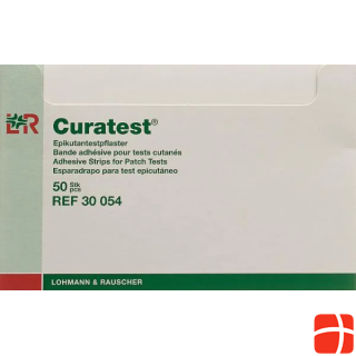 Пластырь для накожных тестов Curasept CURATEST 7,5x12,5 см 50 шт.