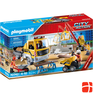 Строительная площадка Playmobil с самосвалом