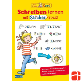 Conni Yellow Series: Learn to write with sticker fun