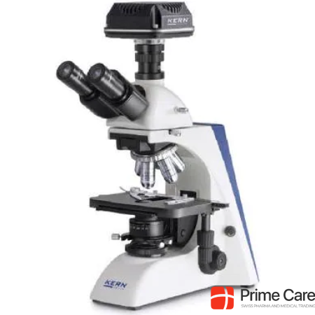 Kern OBN 135C825 transmitted light microscope trinocular 1000 x transmitted light