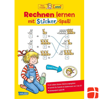  Conni Yellow Series: Learn arithmetic with sticker fun