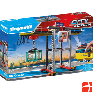 Playmobil 70770 Gantry crane with containers
