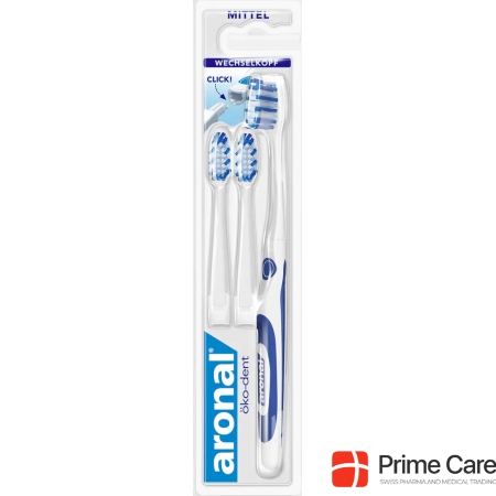 Aronal öko-dent interchangeable head toothbrush