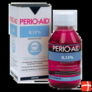 Dentaid Perio-Aid mouth rinse from with 0.12% chlorhexidine 150 ml