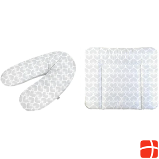 Rotho Babydesign Nursing pillow set Multi with wide changing mat