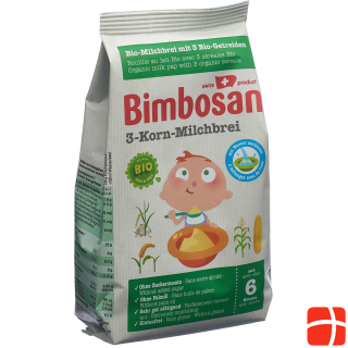 Bimbosan Organic 3 Grain Milk Porridge