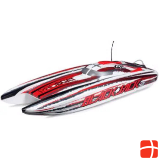 ProBoat Blackjack white / red electric brushless racing boat RTR