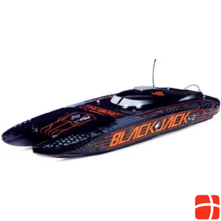 ProBoat Blackjack black/orange electric brushless racing boat RTR
