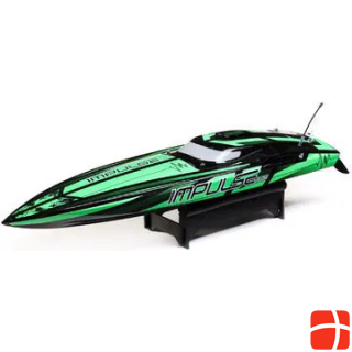 ProBoat Impulse Smart black / green electric brushless racing boat 6S RTR