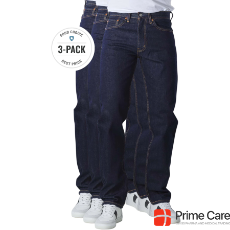 Levis 505 Jeans Straight Fit rinse 3-Pack