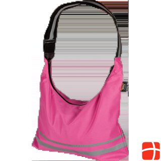 SafetyMaker Shopping bag with reflective stripes pink