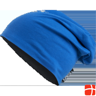 SafetyMaker Reversible beanie reflective blue / silver