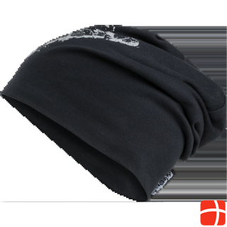 SafetyMaker Reversible Beanie reflective black/silver