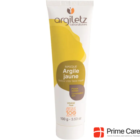 Argiletz Face mask healing clay yellow (100ml)