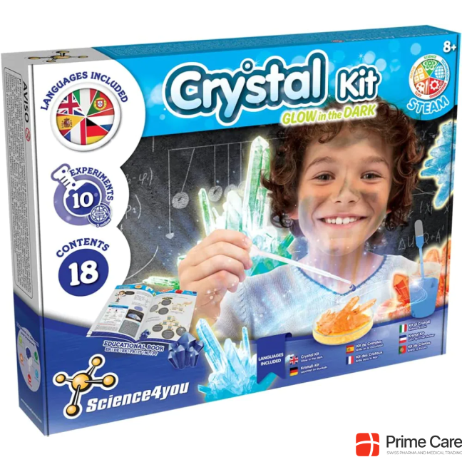 Science4you cience you Crystal Factory Glow in the Dark