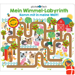 Fischer Glücksfisch: Mein Wimmel-Labyrinth: Komm mit in meine Welt!