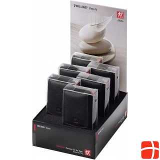 Zwilling Display with 6 pocket cases in black (Promo 20)