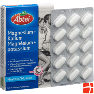 Abtei Magnesium + Kalium Depot (30 Stk)