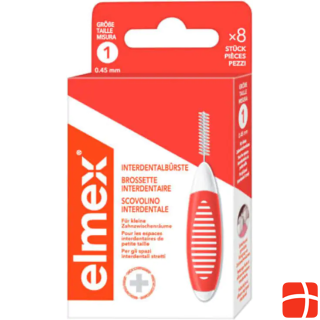 Elmex Interdental brushes 0.45mm Orange (8 pcs)