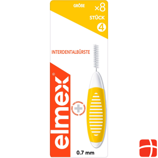 Elmex Interdental brushes 0.7mm Yellow (8 pcs)
