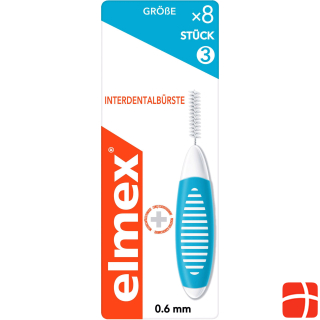Elmex Interdental brushes 0.6mm Blue (8 pcs)