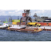 Kibri H0 Push barge for bulk materials or containers