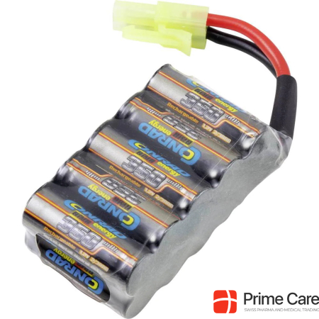 Conrad Model battery pack (NiMh) 12 V 350 mAh cells number: 10 Mini