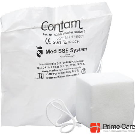 Contam Cube tampon 50mm size 4 (5 pcs)