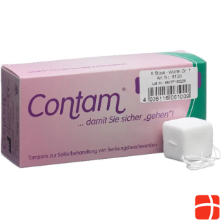 Contam Cube tampon 32mm size 1 (5 pcs)